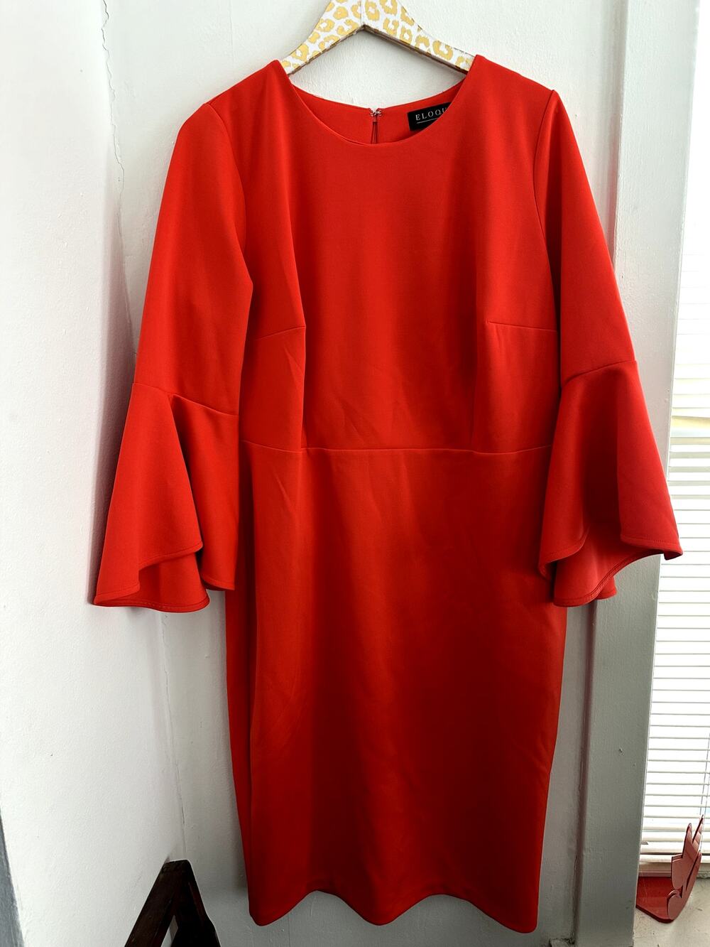 Eloquii Women's Plus Red Bed Sleeve Dress | Size 20 - Picture 1 of 5